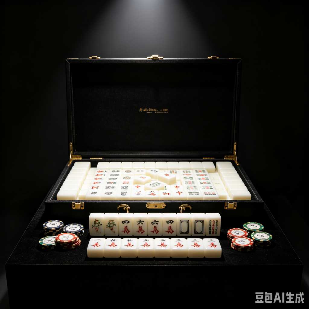 premium engraved mahjong set