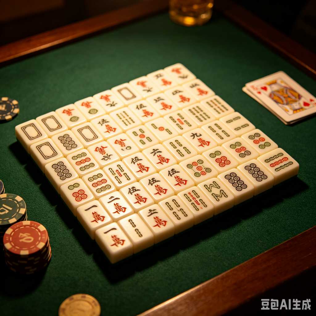 gold accent mahjong set